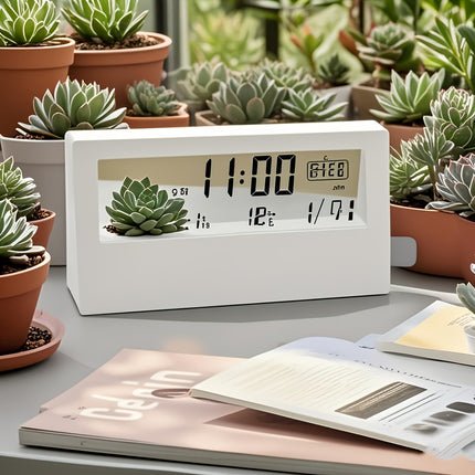 Modern Square Alarm Clock view 5