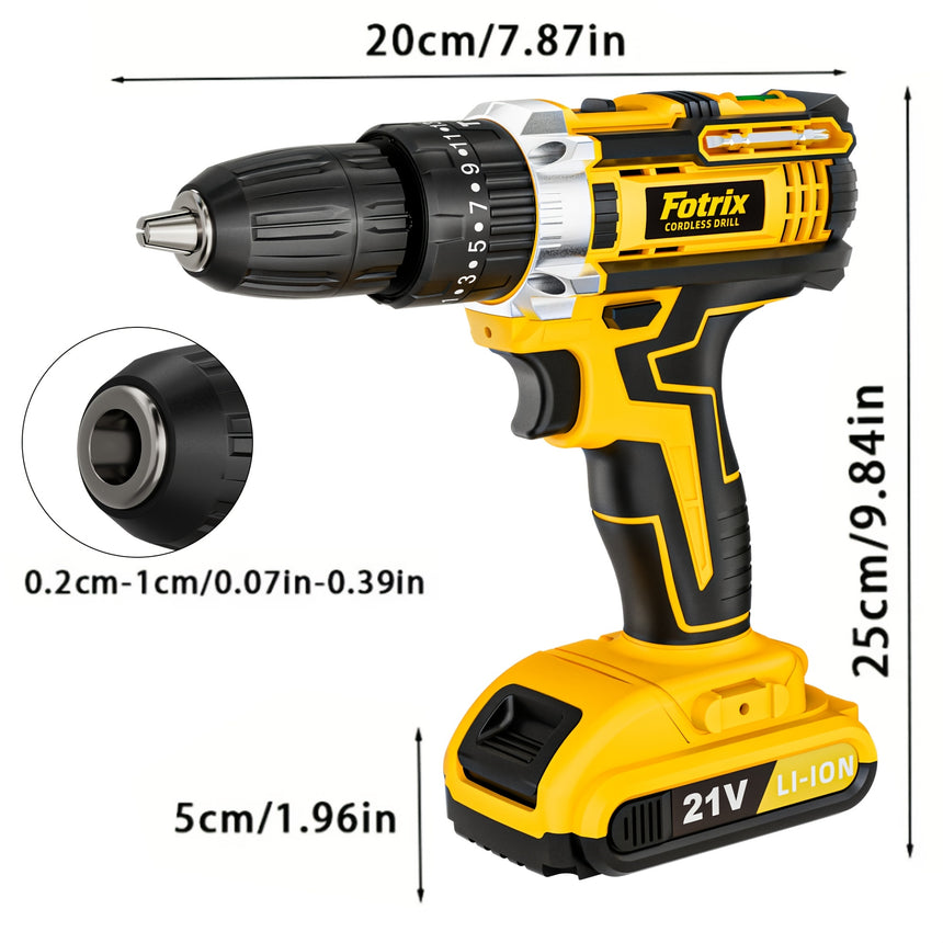 21V Cordless Drill Driver Kit view 2