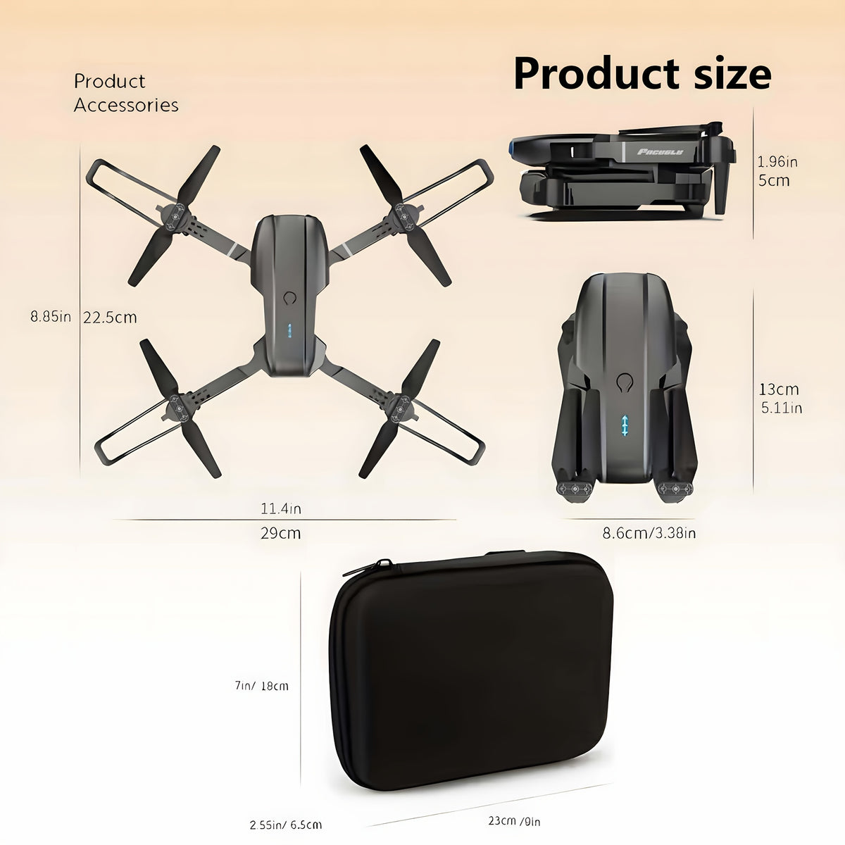 E99 Dual-Camera Drone view 3