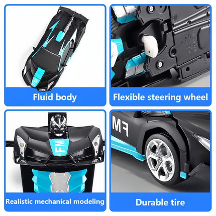 1:18 Scale Transforming Car Robot Toy view 6