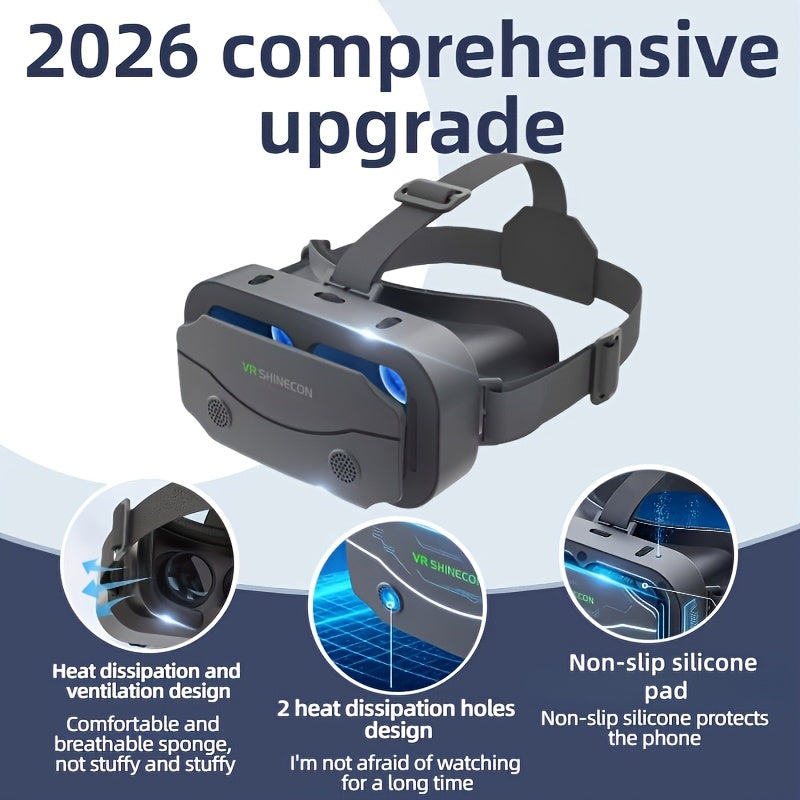 2026 Upgraded 4K VR Headset view 5