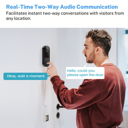 1440P Wireless Smart Doorbell view 3
