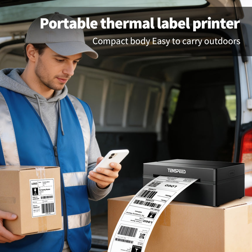 TENSPEED RP425 Label Printer view 2