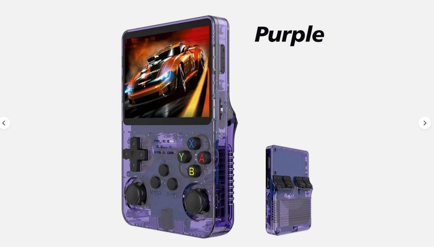R36S Retro Handheld Video Game Console 64GB 3.5-Inch IPS Screen
