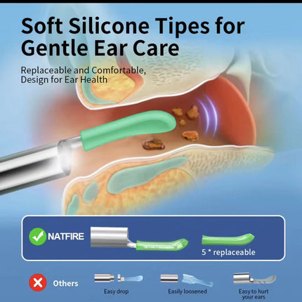 Wireless Ear Wax Cleaner with Camera Safe Earwax Removal Endoscope