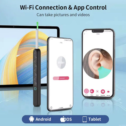 Wireless Ear Wax Cleaner with Camera Safe Earwax Removal Endoscope