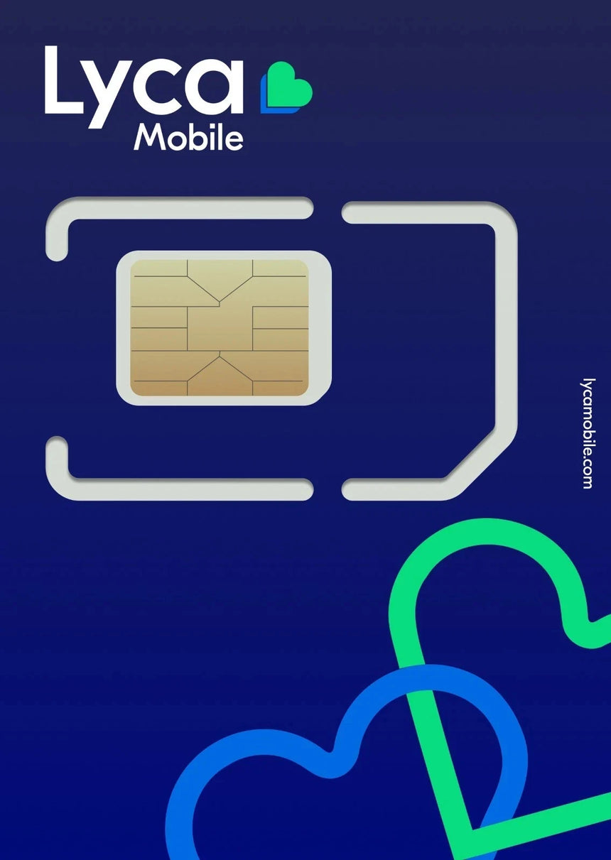 Lyca Mobile SIM Kit 3 Months $29 Plan Unlimited Talk Text 15GB/Month 5G