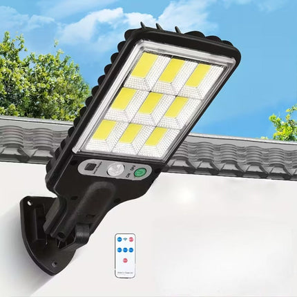 Outdoor LED Solar Street Light Waterproof Security Wall Light with Remote Control