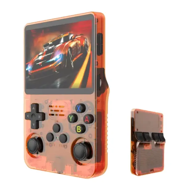 tamACX R36S Retro Handheld Video Game Console Linux 64GB 3.5 Inch IPS Screen