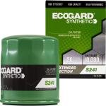 ECOGARD S241 Premium Spin-On Engine Oil Filter for Synthetic Oil Fits Ford Focus 2.0L 2005-2018, Fusion 2.5L 2010-2020, Escape 2.0L 2013-2022, Escape 1.5L 2017-2022, Escape 2.5L 2009-2020