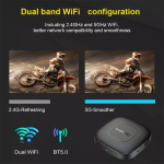 TAMACX Upgraded Android TV Streaming Box Wi-Fi USB HDMI Voice Remote 2GB/8G